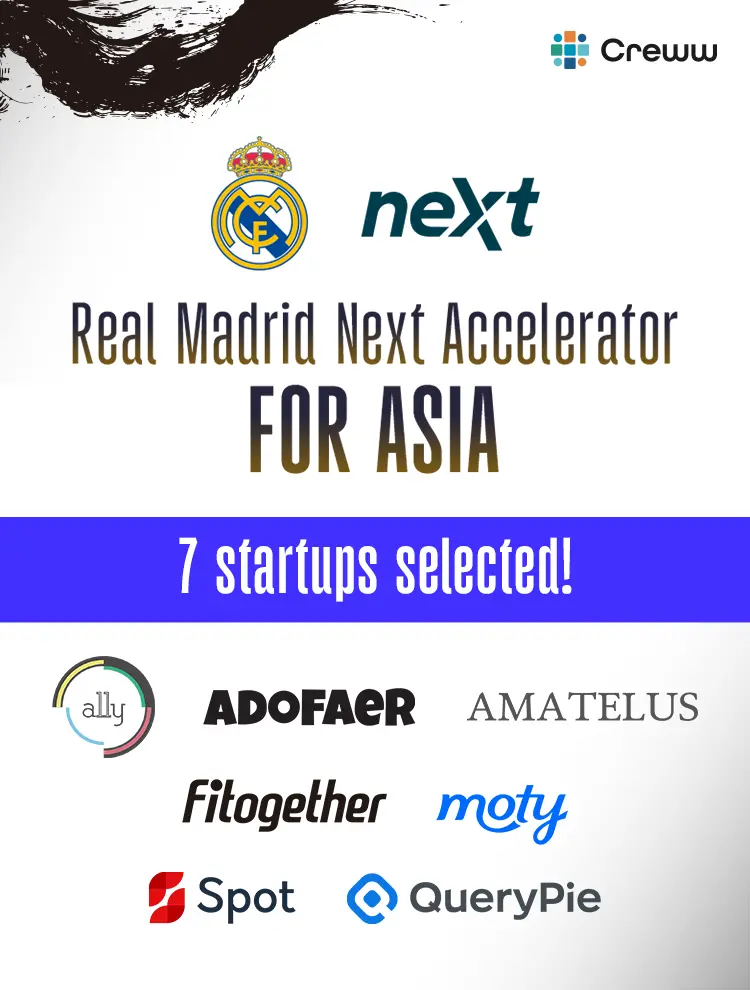 Real Madrid Next Accelerator FOR ASIA 7 startups selected!